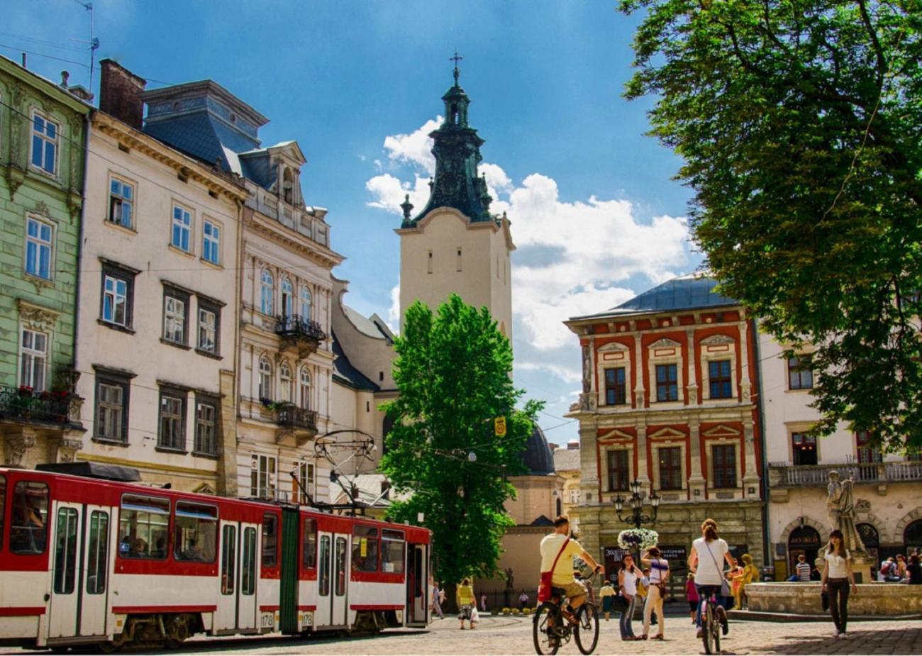 Люкс Апартаменти На Площі Ринок Lviv Eksteriør billede